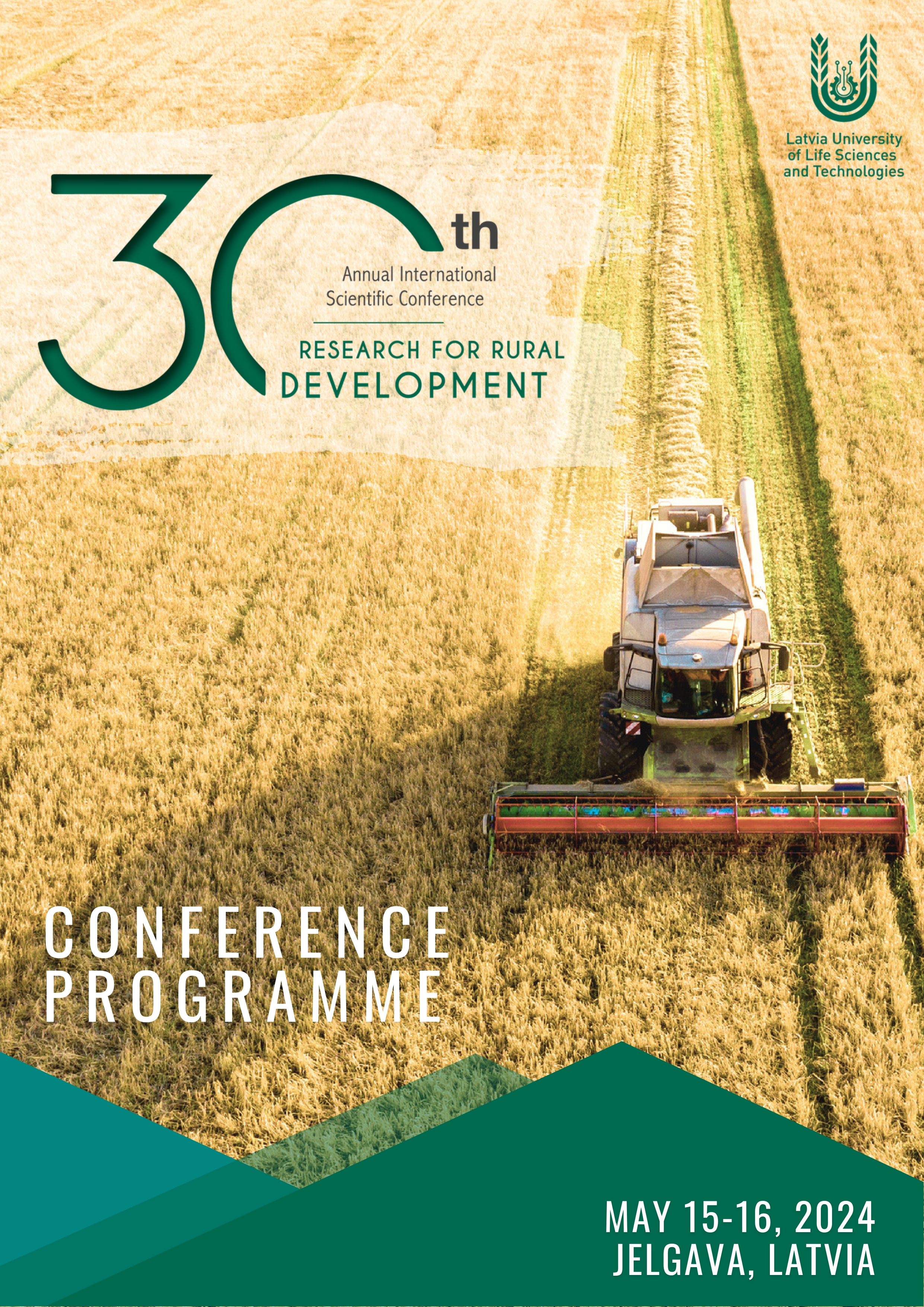 Conference programme first page